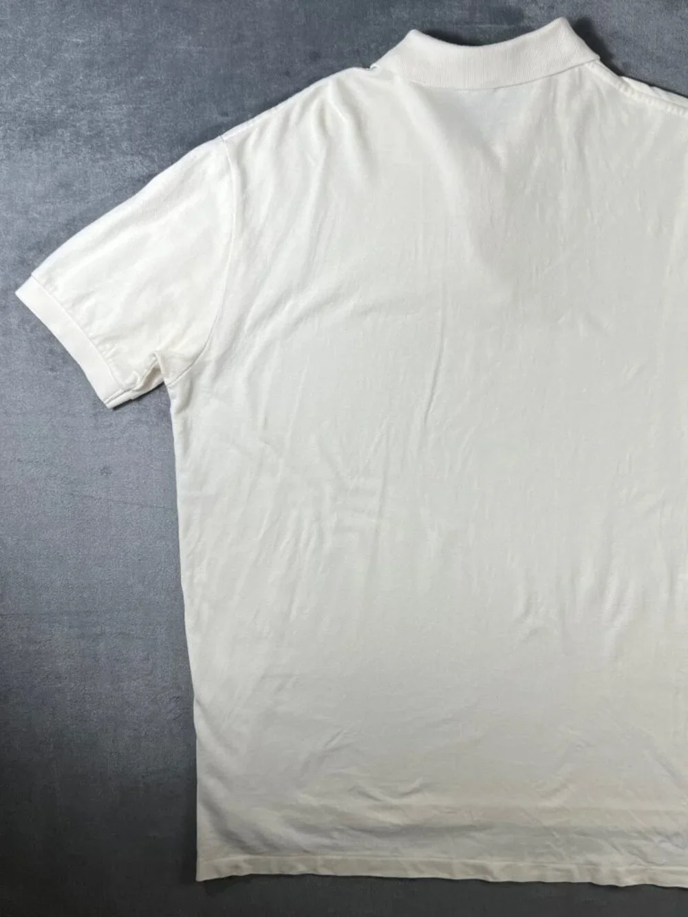 Polo Ralph Lauren Classic Fit Mesh Polo Mens L Clear Beige Short Sleeve